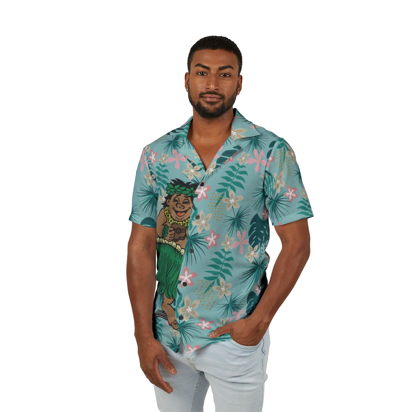 Haka Lui - Men's Hawaiian Camp Shirt (AOP)