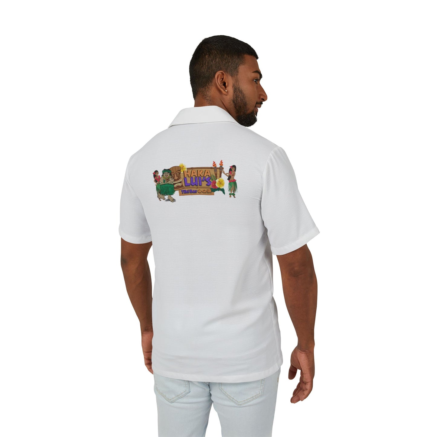 Men's Hawaiian Camp Shirt - Tropical Vibes, Summer Style, Vacation Ready, Luau Perfect, Beach Party Essential