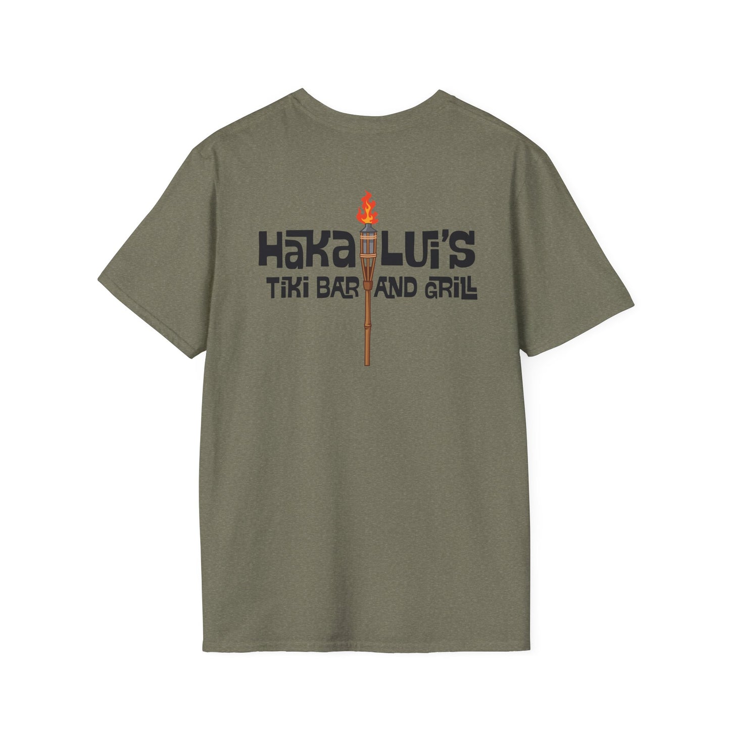 Big Back "I Got Lei'd" T-Shirt with Haka LUI's Grill Design, Casual Wear, Beach Vibes, Fun Gatherings, Summer BBQ, Unique Gift Idea