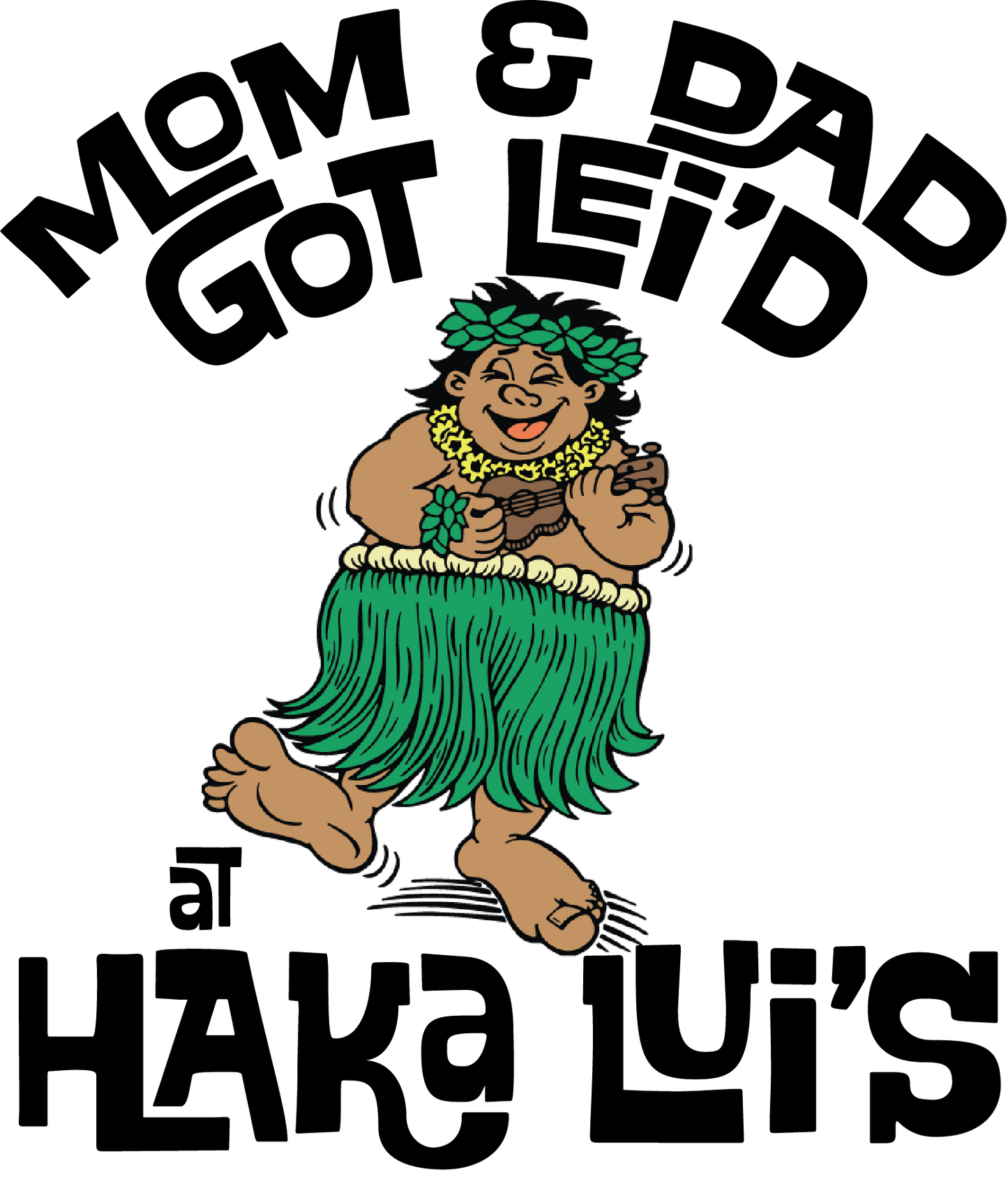 Mom & Dad Got Lei'd Infant Jersey One Piece