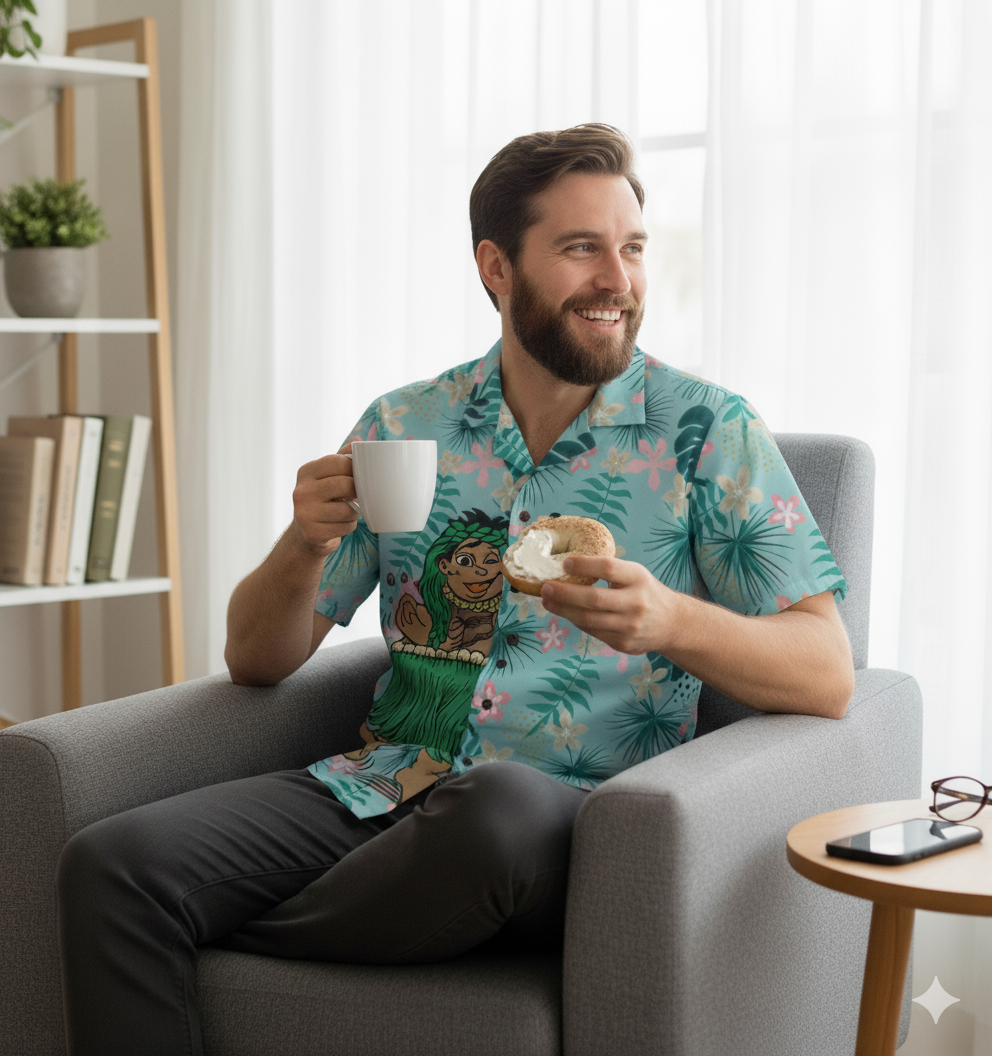 Haka Lui - Men's Hawaiian Camp Shirt (AOP)