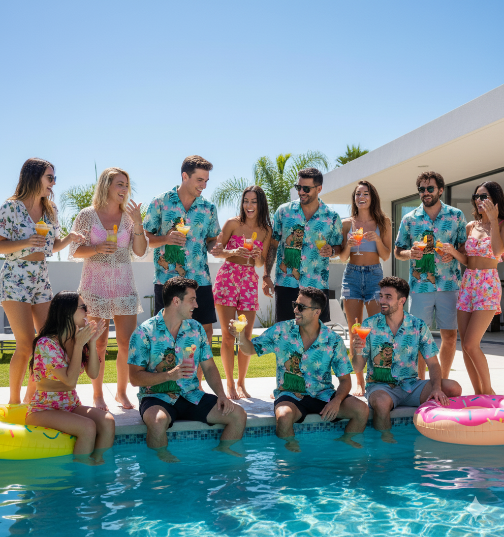 Haka Lui - Men's Hawaiian Camp Shirt (AOP)