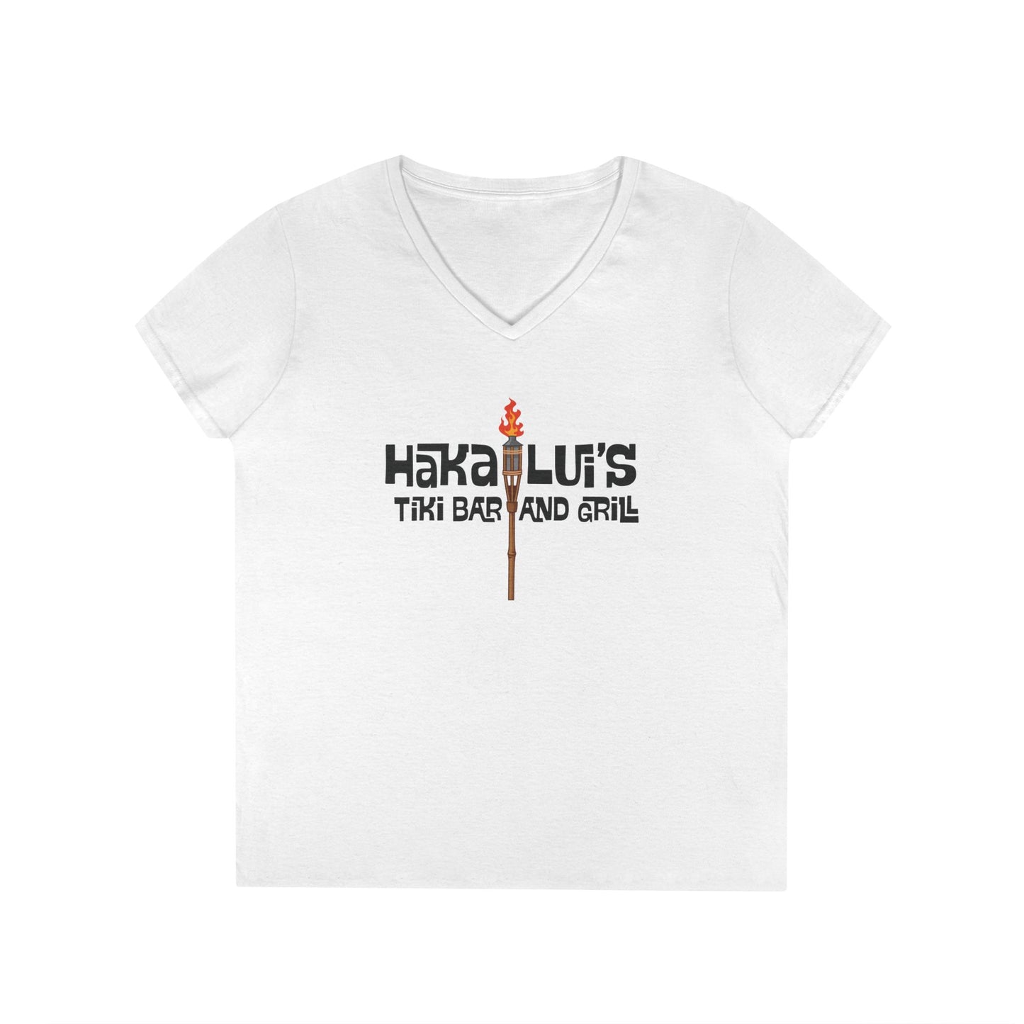 I Got Lei'd in the Ladies' V-Neck T-Shirt