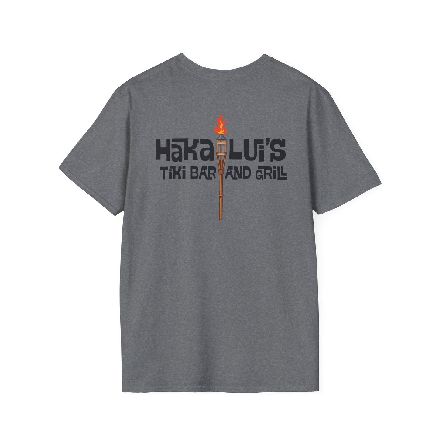 Big Back "I Got Lei'd" T-Shirt with Haka LUI's Grill Design, Casual Wear, Beach Vibes, Fun Gatherings, Summer BBQ, Unique Gift Idea